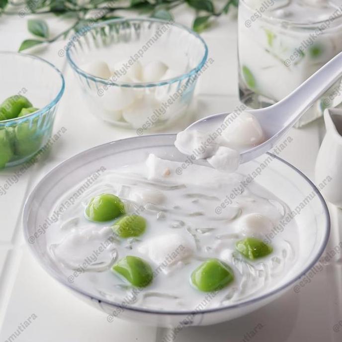 Snack- Es Jelly Kelapa Mutiara/Es Jelly Coconut/Dessert Es Jelly Kelapa