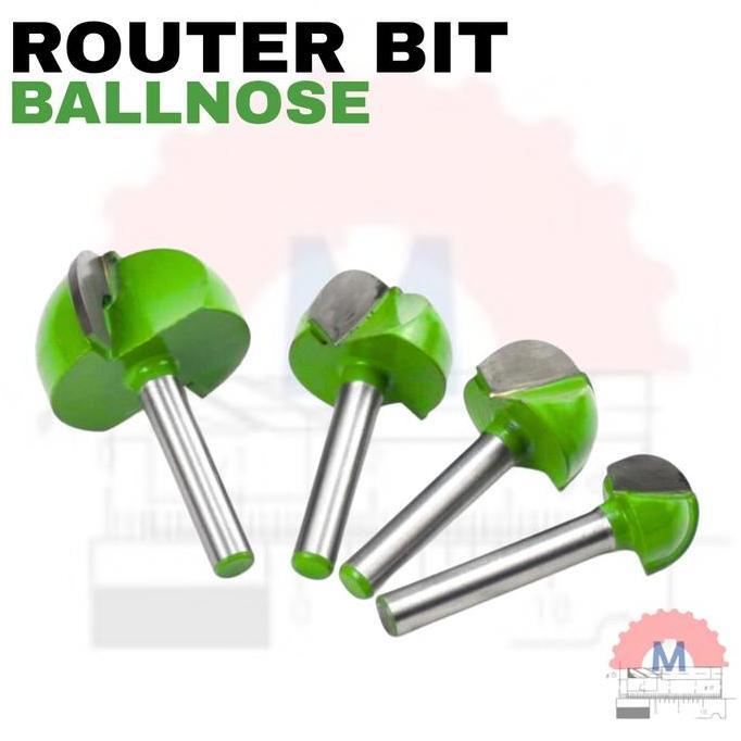 Soon- Mata Profil Kayu Bulat Radius Round Bottom Router Bit