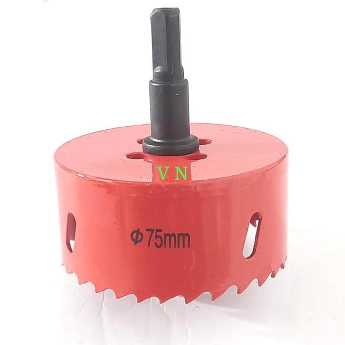 Soon- Hole Saw 75 Mm/Mata Bor Pembolong Kayu/Triplek/Plastik Pvc