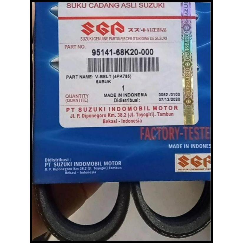 TERLARIS FAN BELT / V- BELT 4PK 785 SUZUKI ORI SGP 