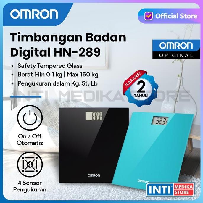 BERKUALITAS - OMRON - Timbangan Badan Digital HN289 | Timbangan Digital Omron