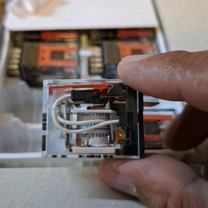 Promo RELAY MY4N-GS 110 VAC/MY4N-GS-R 110 VAC RELAY OMRON ORIGINAL Diskon