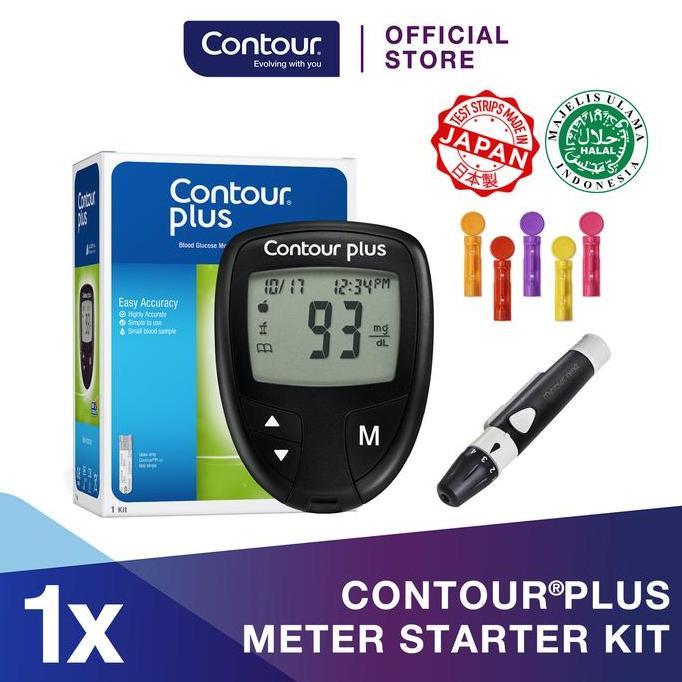 STOK TERBATAS - Ascensia Diabates Care - Contour Plus Meter Alat Tes Gula Darah