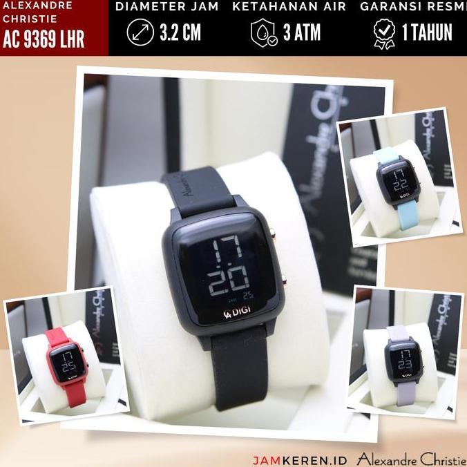 Terlaris Jam Tangan Wanita Alexandre Christie 9369 Ac9369 Ac 9369 Lh Tali Karet