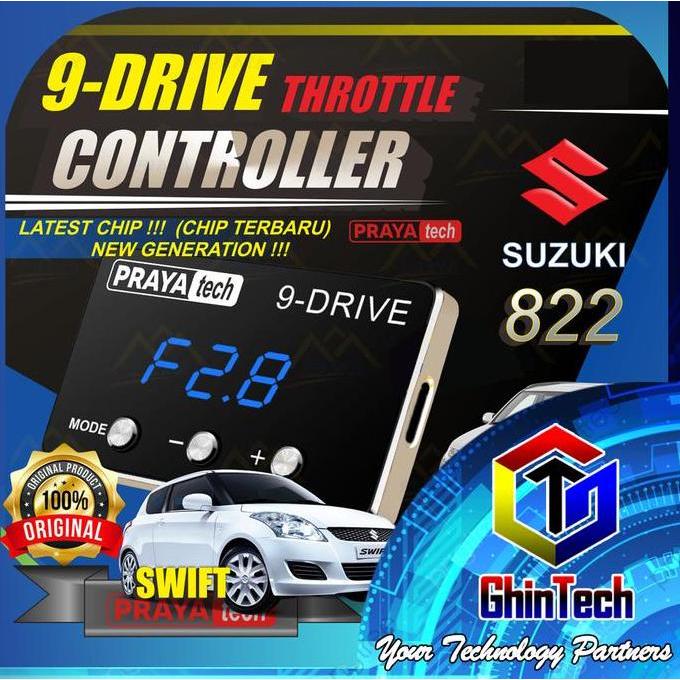 SHWARASA PRAYATECH 9DRIVE THROTTLE CONTROLLER PIGGYBACK SUZUKI 822 REMAP ECU