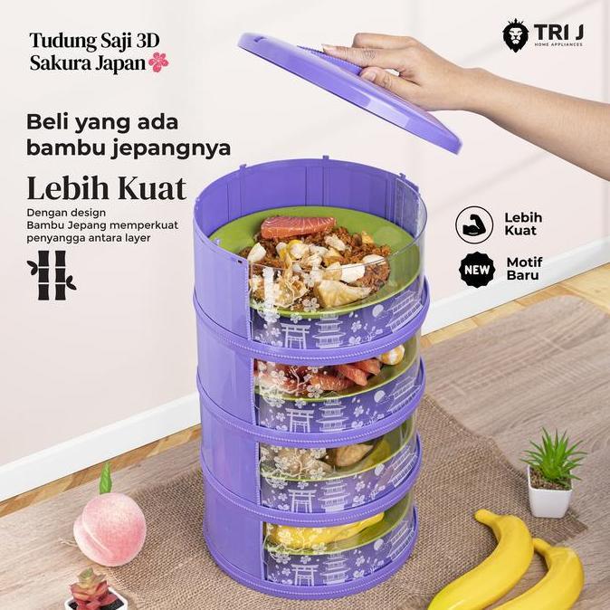 Tudung Saji Food Storage 4 Susun