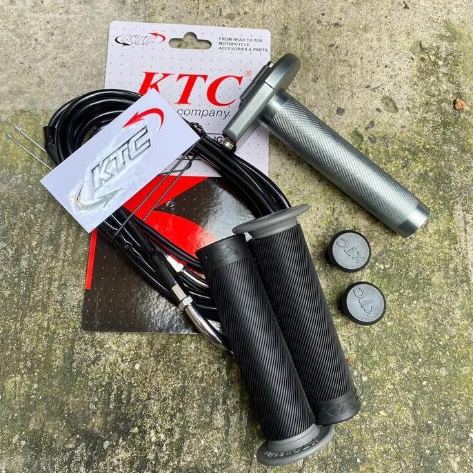 NOICHERS Gas spontan aktif original ktc racing 2 kabel slongsong gas spontan ktc 2 kabel plus handgr