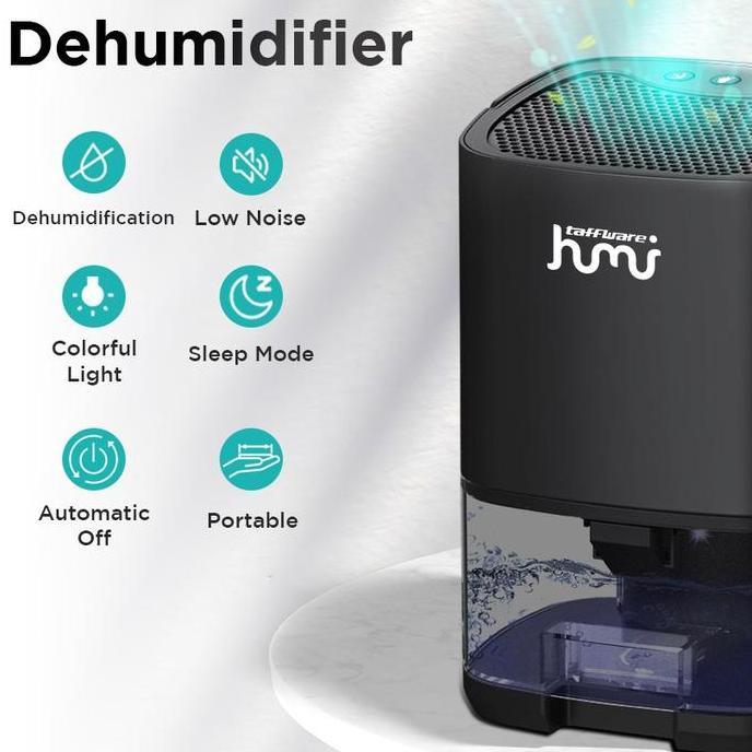 YOUWESTLA Dehumidifier 2in1 Moisture Absorber Anion 1L