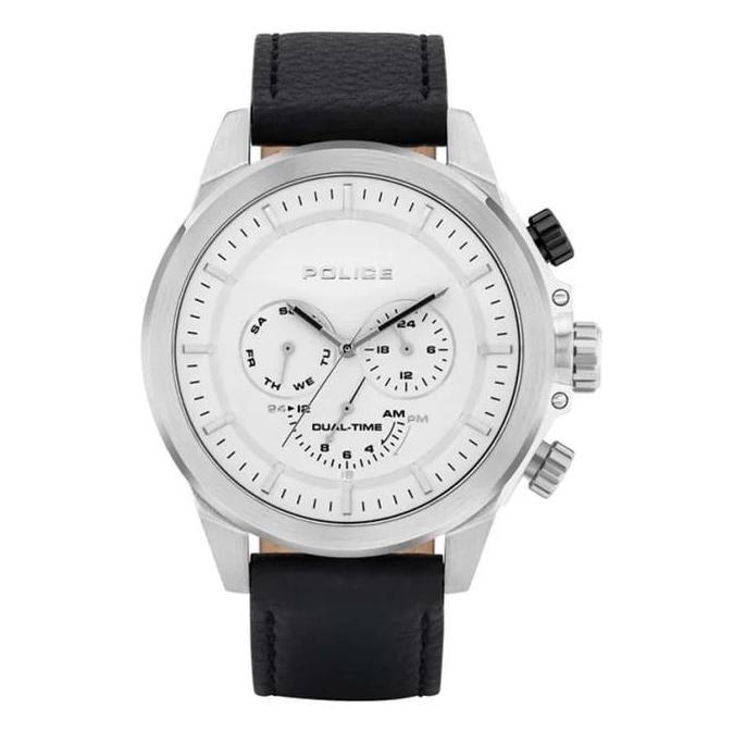 Terlaris Police Jam Tangan Pria Pl.15970Js/01 Men Watches Quartz Stainless