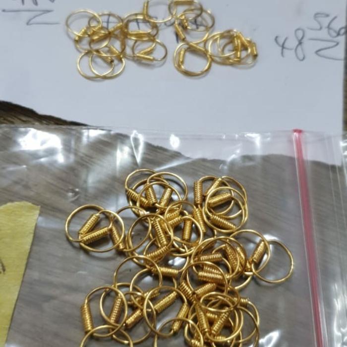 Bisa Cod - Anting Bayi Newborn Seperempat 0,25 Gram 0,25Gr 1/4 Emas Muda Asli 375