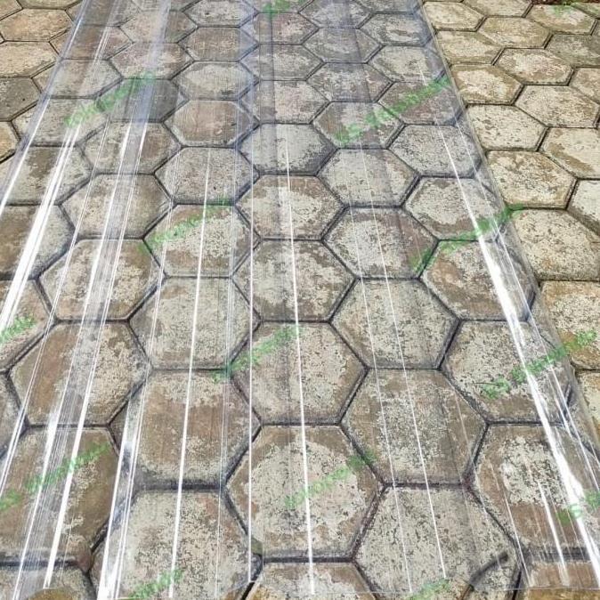 Antimateri- Atap Spandex / Spandek Clear / Bening / Transparan 1 Mm (3M 4M 5M 6M)