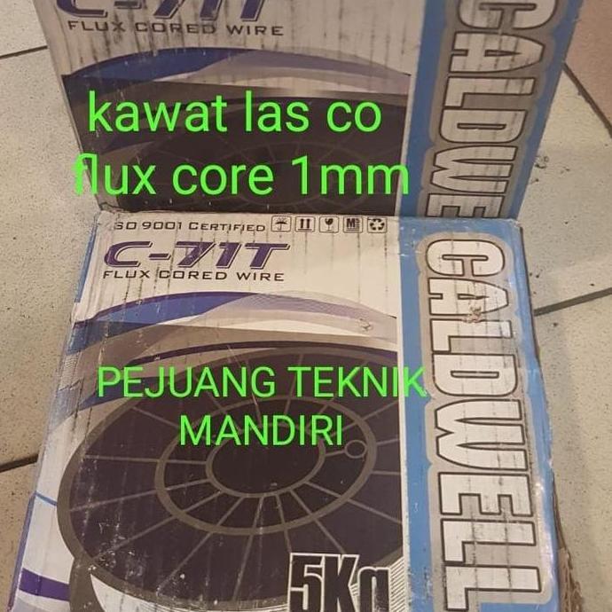 Saldatura- Mig Wire Flux Core E71T 1Mm Kawat Las Co Flux Core 1 Mm Tanpa Gas