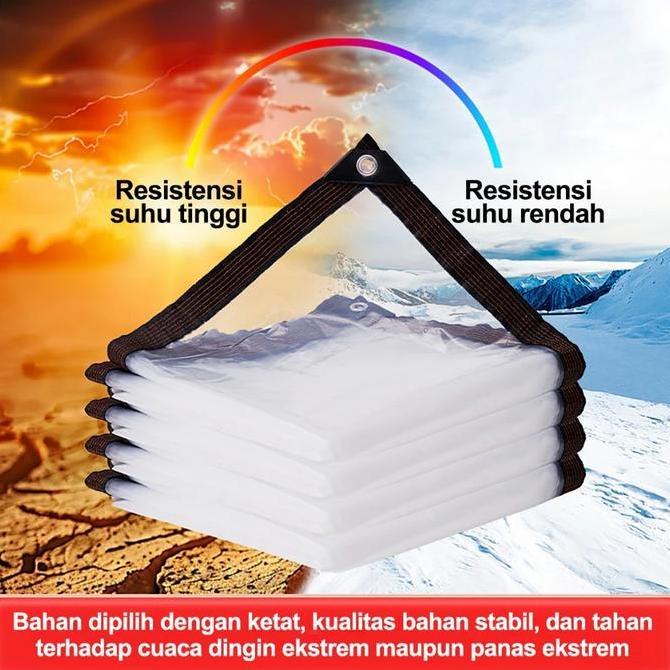 Tahan Air 99% Terpal Plastik Bening / Plastik Tebal Bening Kaku Terpal Anti Air Dan Panas Tahan Air 