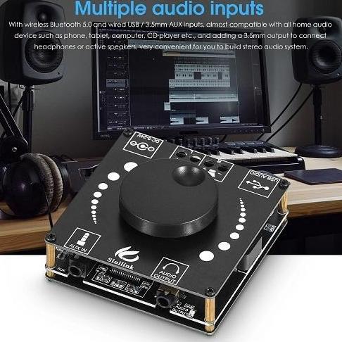 XY-AP15H MODUL AUDIO POWER AMPLIFIER HIFI STEREO BLUETOOTH 5.0 10W/15W/20W IC APD3016D 2X50W SINILIN