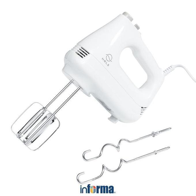 Informa Kels Delly Hand Mixer - Putih Pengaduk Adonan Kocokan Telur Alat Masak Pembuat Kue Pengaduk
