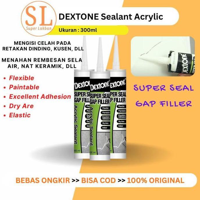 Potere- Lem Celah Keramik Anti Bocor Pelapis Celah Ubin Nat Keramik Retak