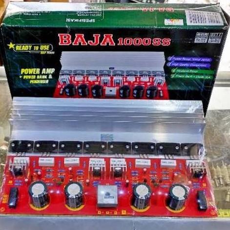 KIT POWER AMPLIFIER STREO 1000W SANKEN II AMPLIFIER 1000 WATT STEREO BAJA 1000SS PLUS PSU BELL BGR
