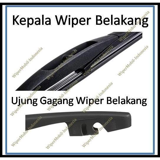 TERBARU WIPER FRAMELESS KACA DEPAN BELAKANG HONDA JAZZ 2002 2003 2004 2005 2006 2007 