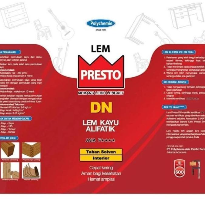 Potere- Lem Presto/Lem Kayu Presto Dn 4Kg