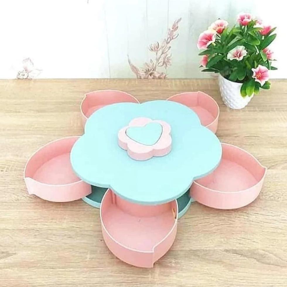 TOPLES PUTAR BUNGA MEKAR TOPLES KUE LEBARAN SET CANTIK TOPLES BUNGA MEKAR PUTAR SATU SUSUN