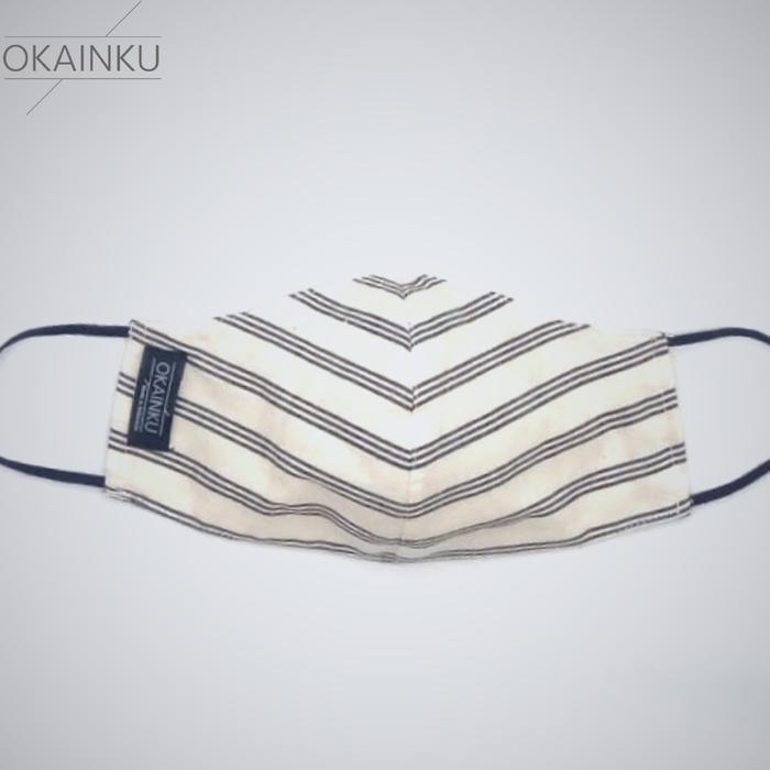 Bisa Cod - Okainku Masker Kain Off White