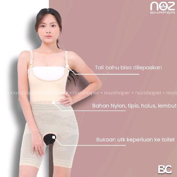 NOZSHAPER-BC BODYSUIT PANTS SHAPEWEAR WAIST TRAINER CORSET, KORSET PELANGSING