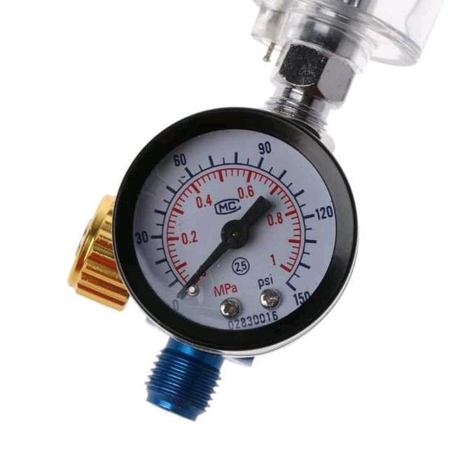Kirimkirim- Regulator Air Filter Spray Gun Cat Airbrush Regulator Angin Kompresor Filter Angin Spray