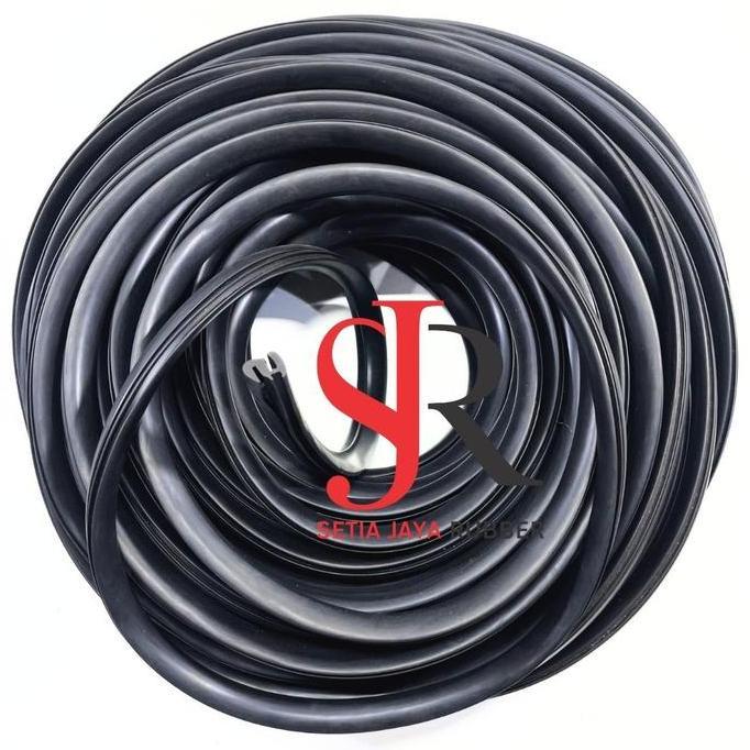 KARET KACA DEPAN MOBIL KARET KACA S GUNDUL UNTUK KACA 4 - 6 MM / KARET PANEL / KARET KACA MOBIL METE