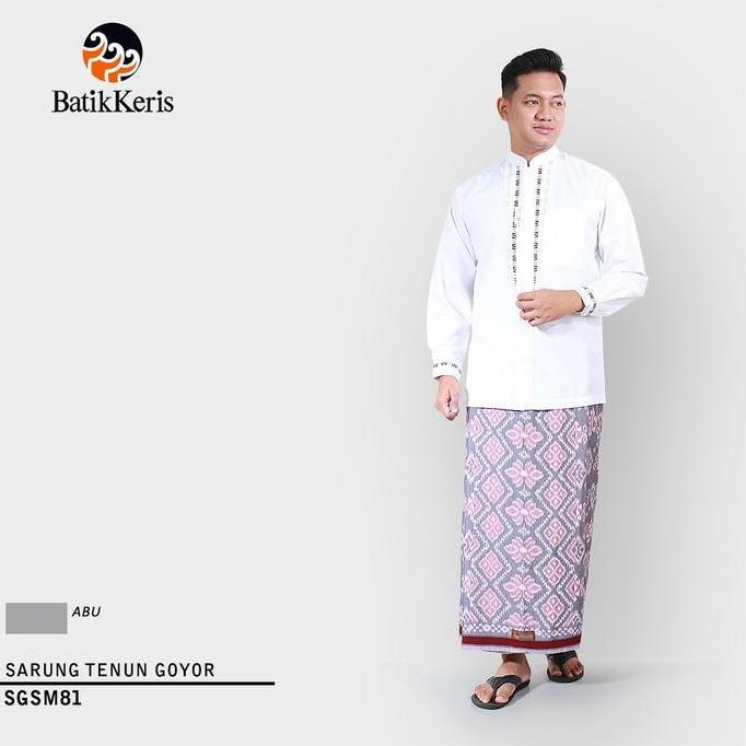 Batik Keris Sarung Dewasa Tenun Goyor + Box