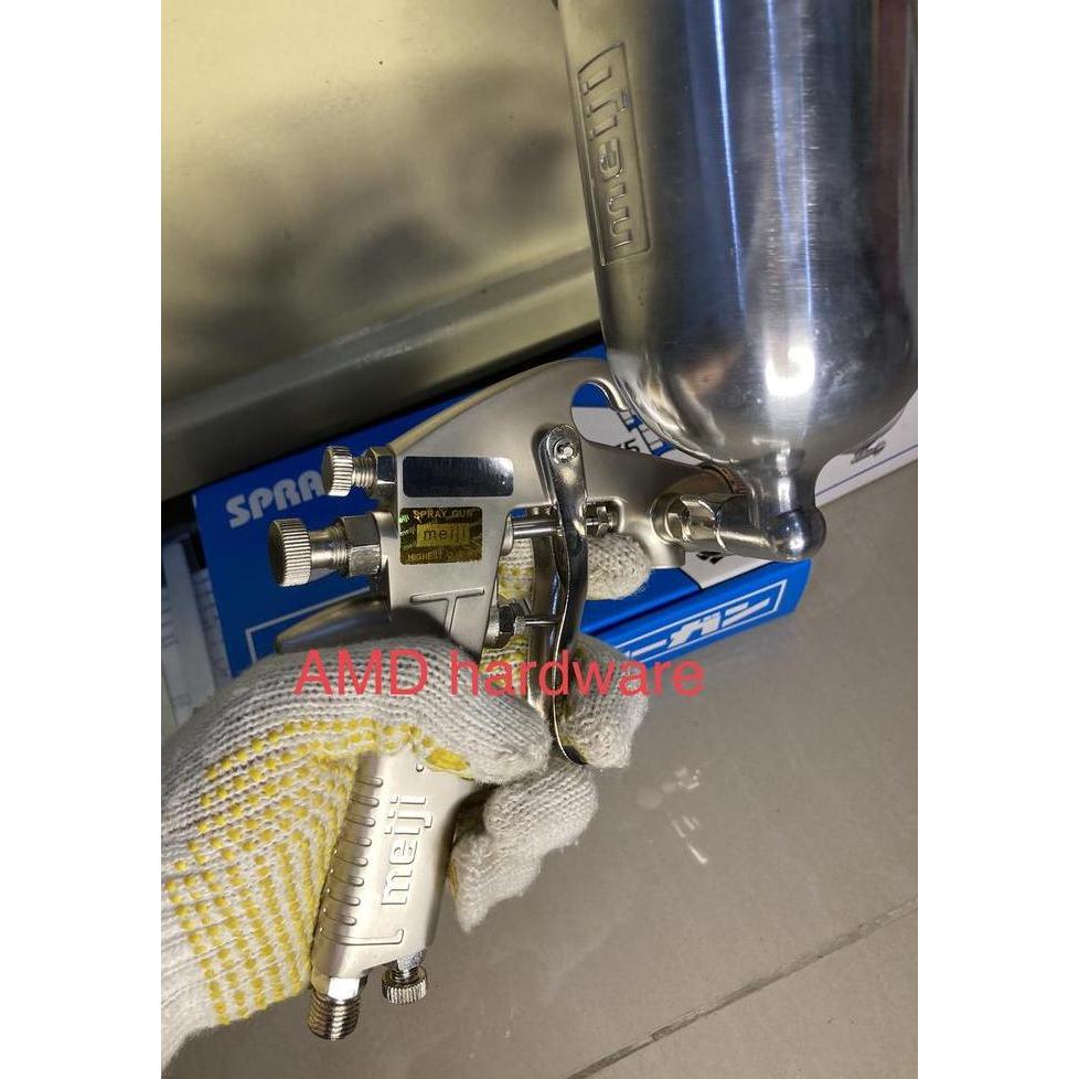 Kirimkirim- Meiji Japan Spray Gun F75 Tabung Atas Spet Semprotan Cat Kompresor Ori