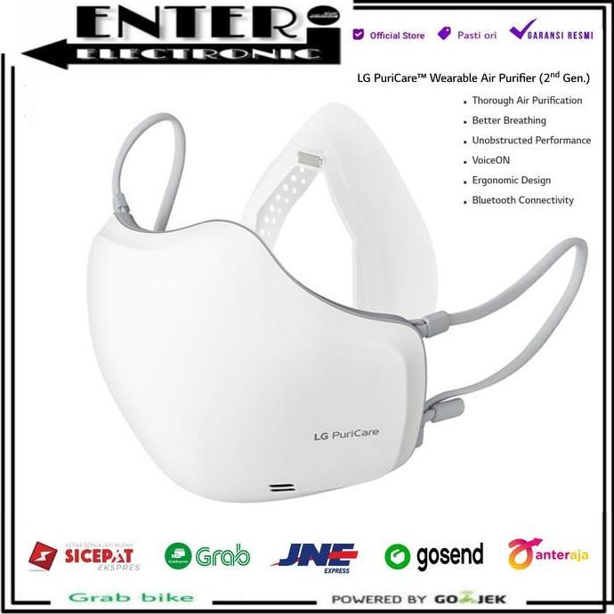 LG AP551AWFA LG PURICARE WEARABLE AIR PURIFIER MASKER LG GEN 2 AP551