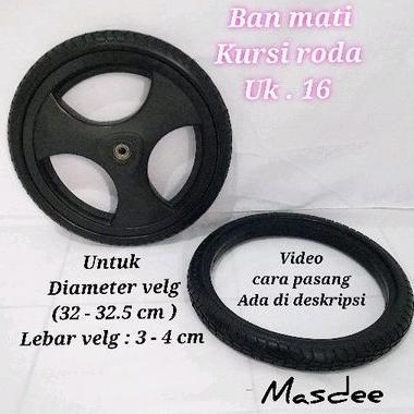 Ban mati kursi roda ukuran 16