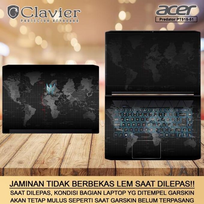 Cover Garskin Laptop Acer Predator Triton 500 PT515-51-765H 77G4 Polos
