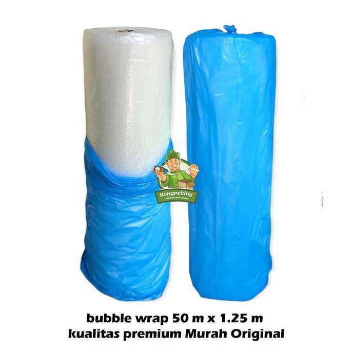 Pacnpac- Plastik Bubble Wrap 50 M X 1.25 Cm / Bubblewrap / Bubble Wrap 50 Meter