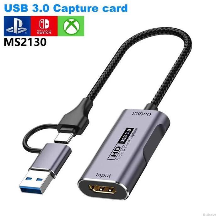 TERMURAH - Video capture hdmi usb 3.0 60fps dual usb - C36