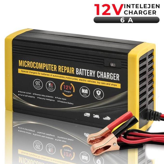 Cas Aki 12V 6A Cas Aki Mobil Motor Aki Portabel- 12V 6A