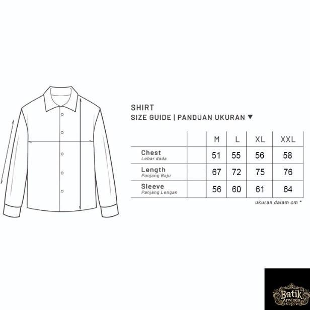 Cuci Gudang Batik Arwinda Majesty | Kemeja Batik Pakai Puring