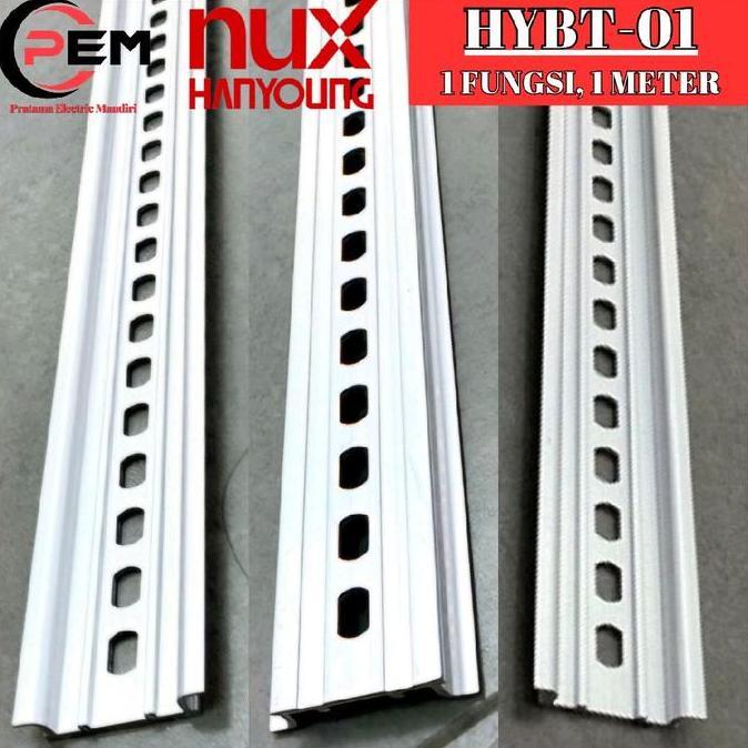Hanyoung Nux Rel Mcb Din Rail Alumunium Hybt-01 Hy Bt01 Bt-01 1F 1 Fungsi 1 Fungsi Promo