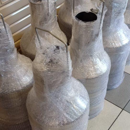 Bejana tera 20 Liter + peti kayu