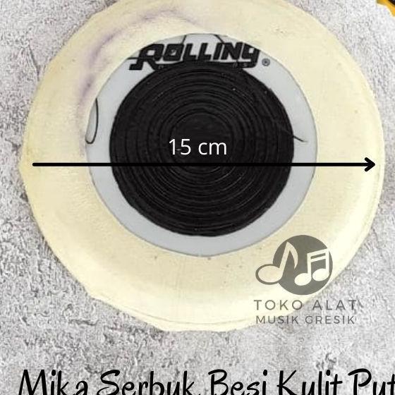 Mika Serbuk Besi Ketipung Satu Paket Kulit Tak Dut Kendang Sahi Roling Ory  Gendang Dangdut Tabla Ko