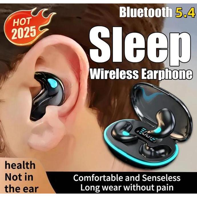 X55 Headset Bluetooth TWS Earphone Nirkabel Headset Transparan Bluetooth 5.4 Headset Game Earphone