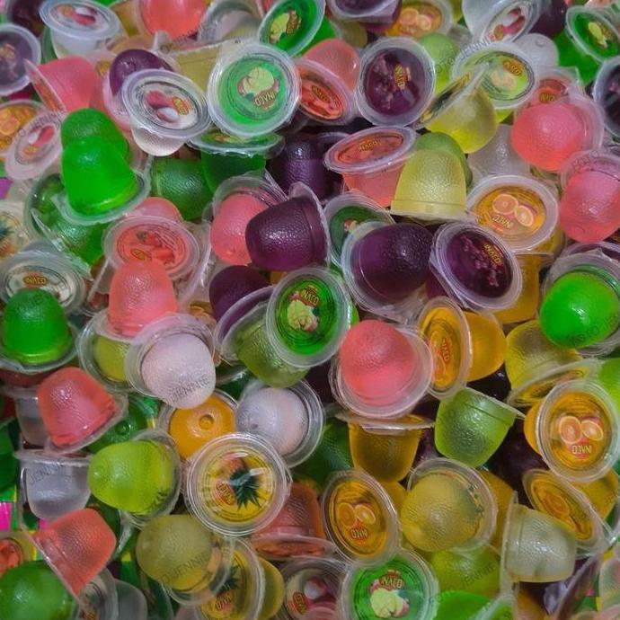 Exp 2027 1 Kg Jelly Inaco 1 kilo isi 66 Mix Rasa Buah Camilan Anak Jajan Lebaran Nata De coco Jeli J