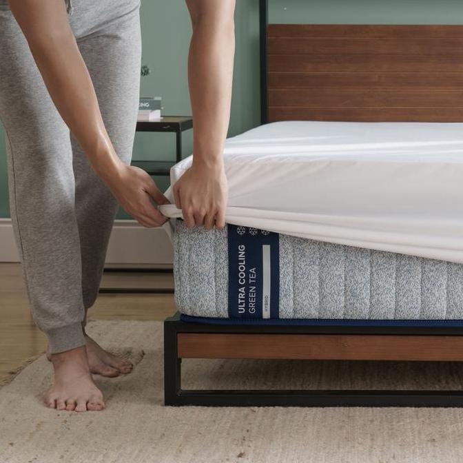 Zinus Waterproof Mattress Protector Pelindung Kasur Tencel Cover