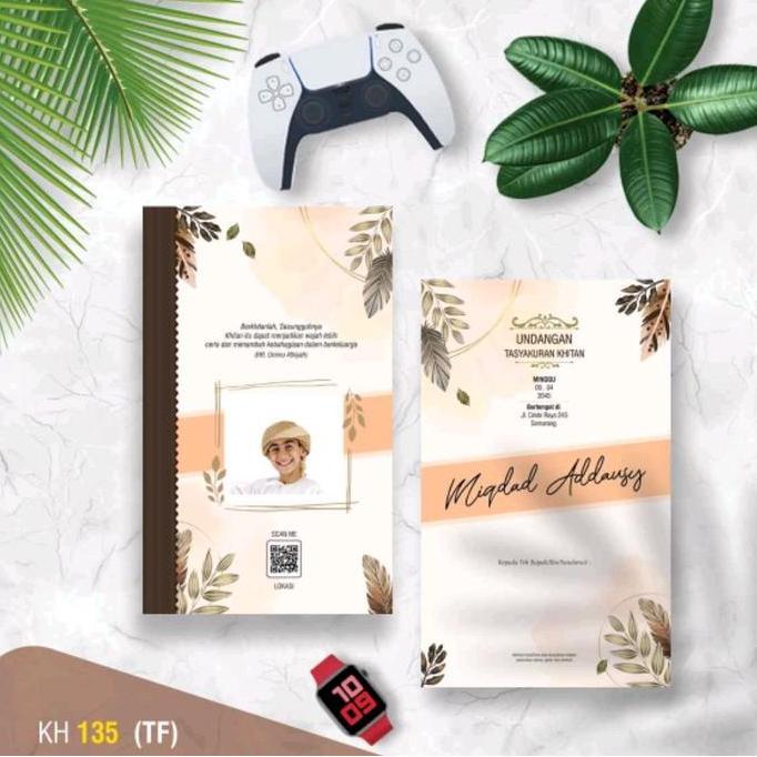 KH 135 TF Blangko Undangan Khitanan Khitan