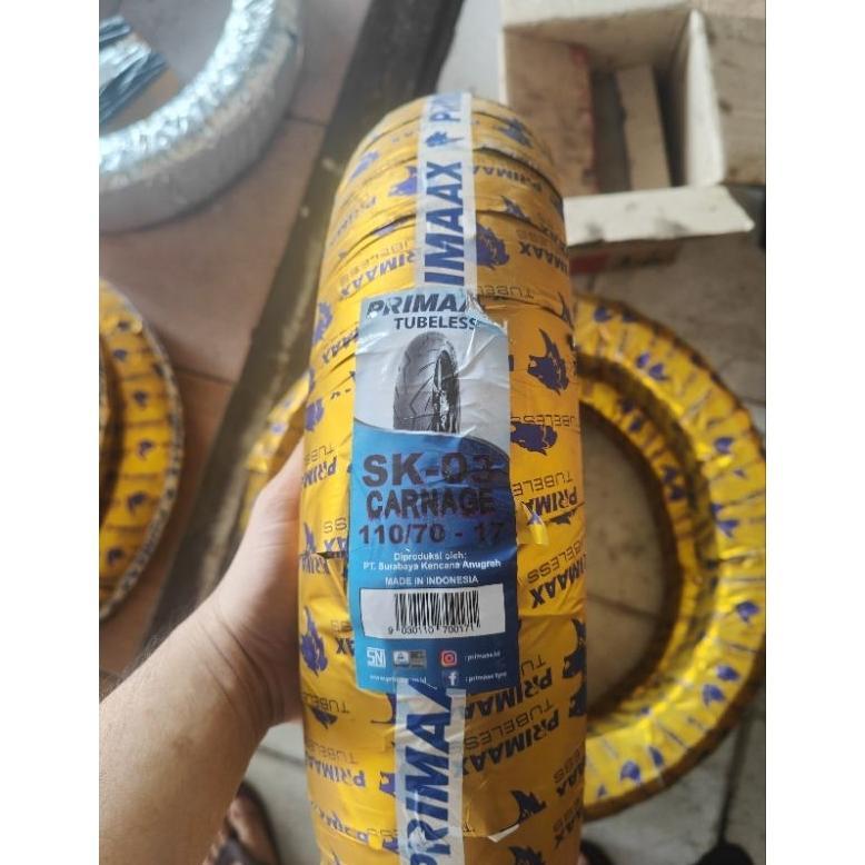 Ban Luar Tubeless 110/70-17 Merk Primax Type SK03