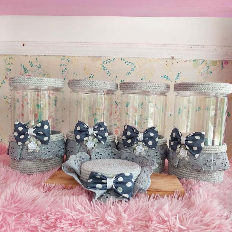 Grade Ori (Kode 4) Toples Snack / Toples Shabby / Toples Hias /Toples Lucu/ Toples Lebaran