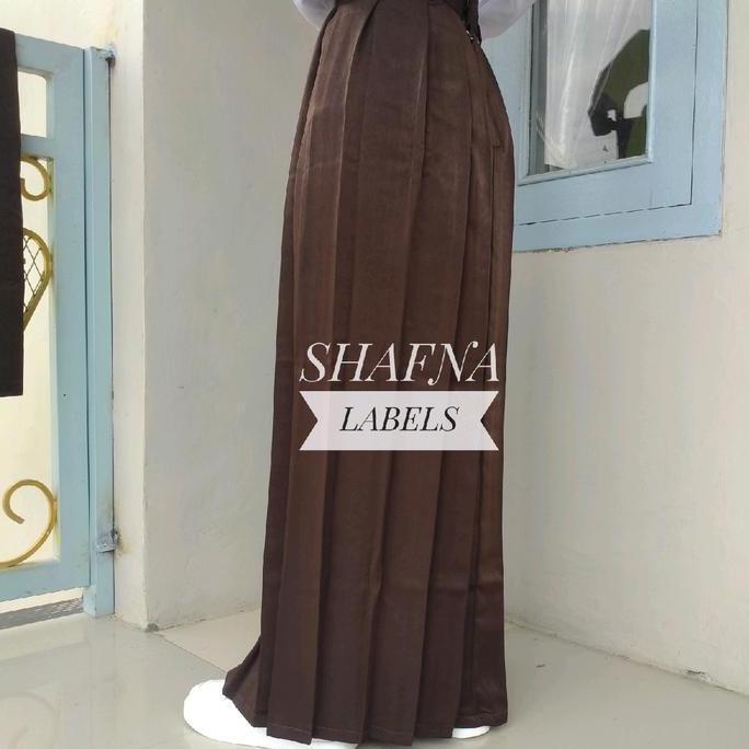 FLASH SALE Rok Full Rempel Coklat Pramuka SMP/SMA // Jumbo Panjang FLASH SALE