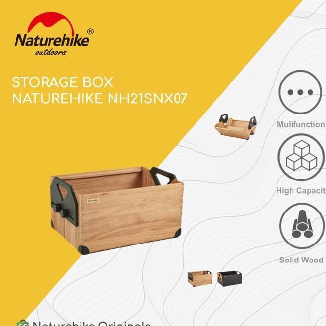 Terlaris Storage Box Kayu Lipat Portable Camping Naturehike Nh21Snx07