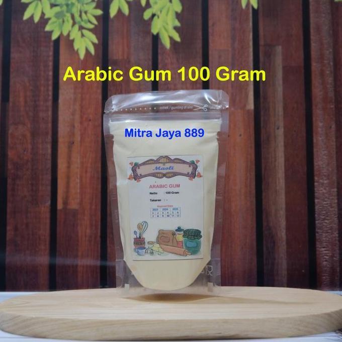 HIGIENIS ARABIC GUM FOOD GRADE 100 GRAM / GUM ARABIC POWDER / ARABIC GUM POWDER / ACACIA GUM POWDER