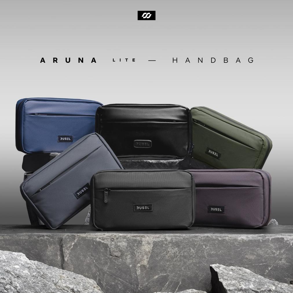 RUSEL CO - Handbag Aruna Lite Clutch Pria Tahan Air